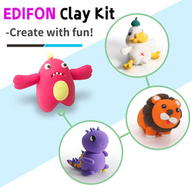 Color mixing with EDIFON clay to create shades