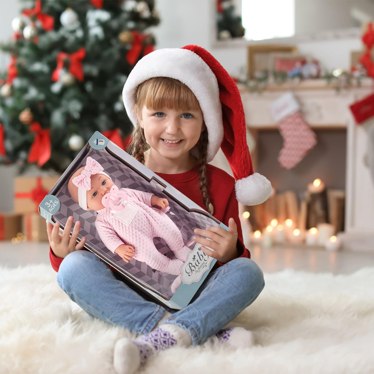 edollable soft blanket for cozy cuddles during play
