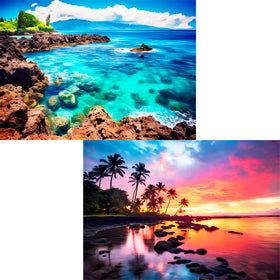 Edsjegn beach scene puzzle for relaxing evenings