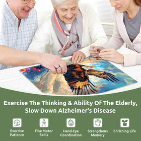 Edsjegn theme 5 large-piece puzzle promotes patience and calm engagement