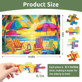 Edsjegn theme 6 large-piece puzzles offer multisensory, enjoyable activity