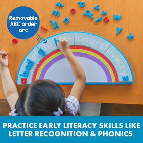 Educational Insights AlphaMagnets lowercase red vowels help early spelling and phonics games.