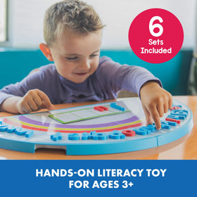 Educational Insights AlphaMagnets lowercase magnets support hands-on word-building during centers