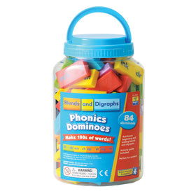 Educational Insights blends and digraphs dominoes set for hands-on phonics practice.