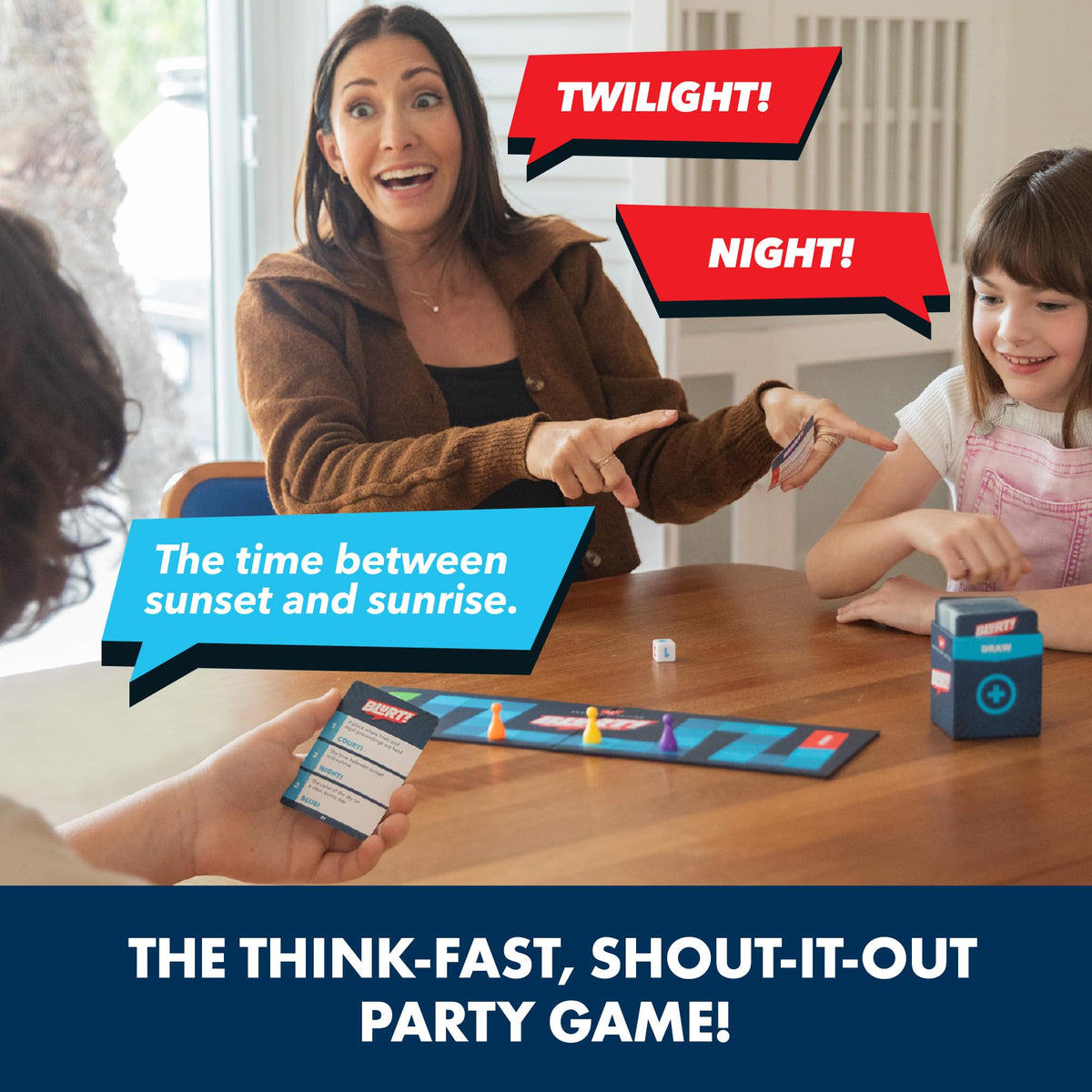 Blurt clue cards deck shows 1800 clues for engaging word challenges