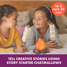 Educational Insights Chatmallows story-icons spark conversation and creativity during playtime.