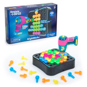 Educational Insights Design and Drill Brightworks light-up activity board for glowing STEM play