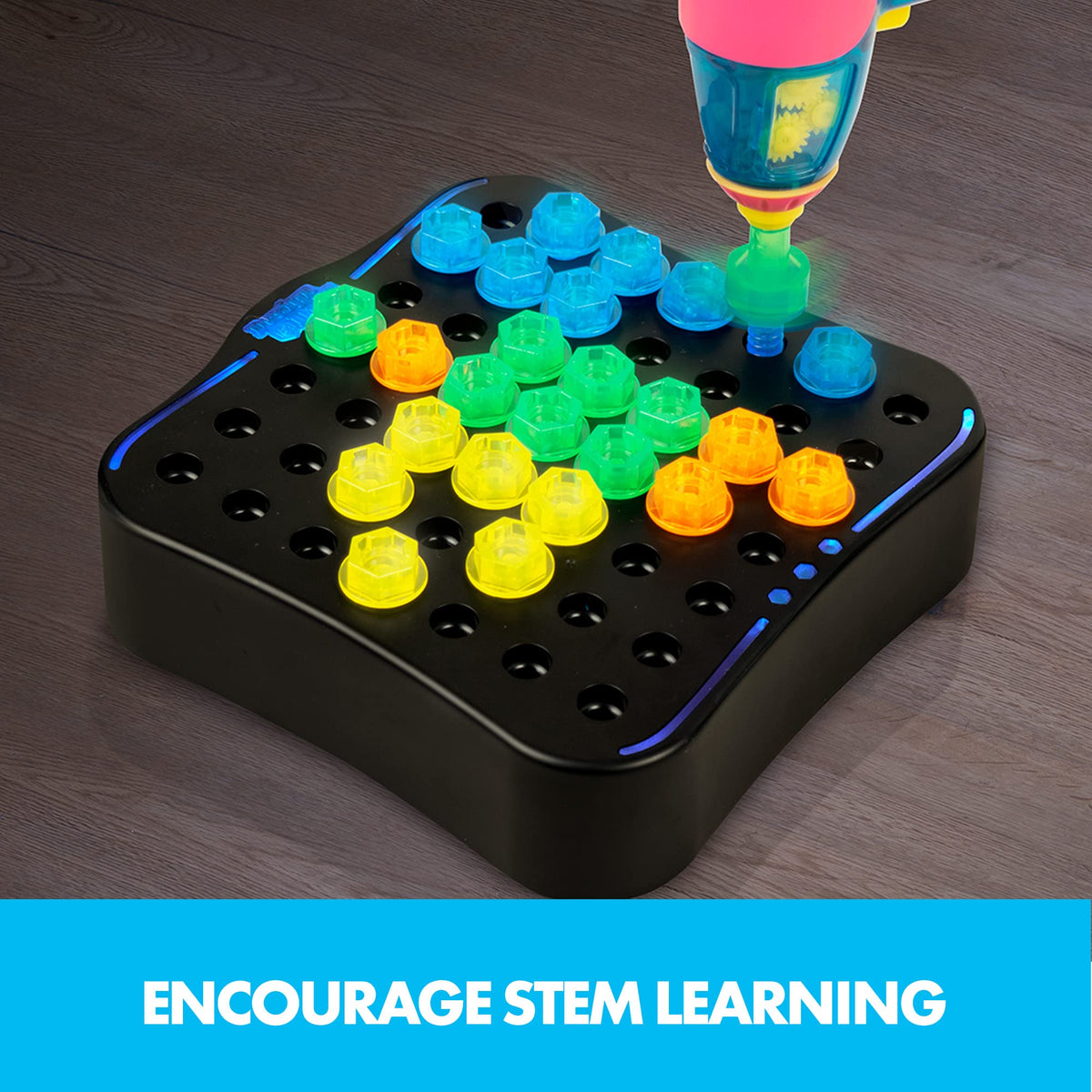 Educational Insights Design and Drill Brightworks pattern ideas guide supports imaginative play