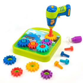 Educational Insights Design and Drill Gears Workshop board with drill sparks creativity