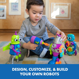 Educational Insights Design & Drill Robot Workshop with a real drill promoting hands-on learning