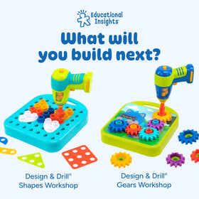 Educational Insights Design and Drill screwdriver demonstrates simple assembly.