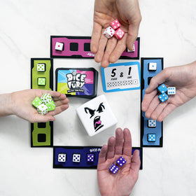Educational Insights Dice of Fury dice holders organize play for smooth rounds.