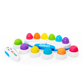 Eggspert six colored buttons boost participation during review games