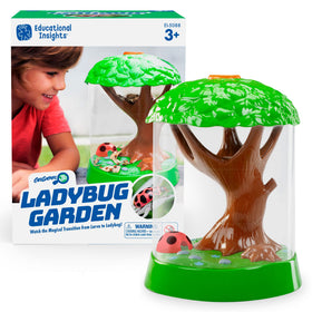 Educational Insights GeoSafari Ladybug Garden habitat for hands-on bug watching at home or school.