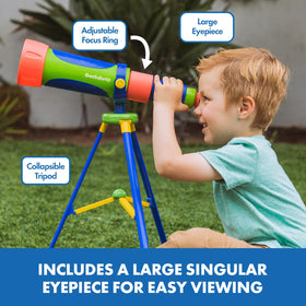 GeoSafari My First Telescope 12.5x magnification for beginner stargazing