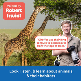 Educational Insights GeoSafari Robert Irwin photos showcase animal science basics.