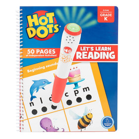 Educational Insights Hot Dots pen interaction shows instant feedback for early readers