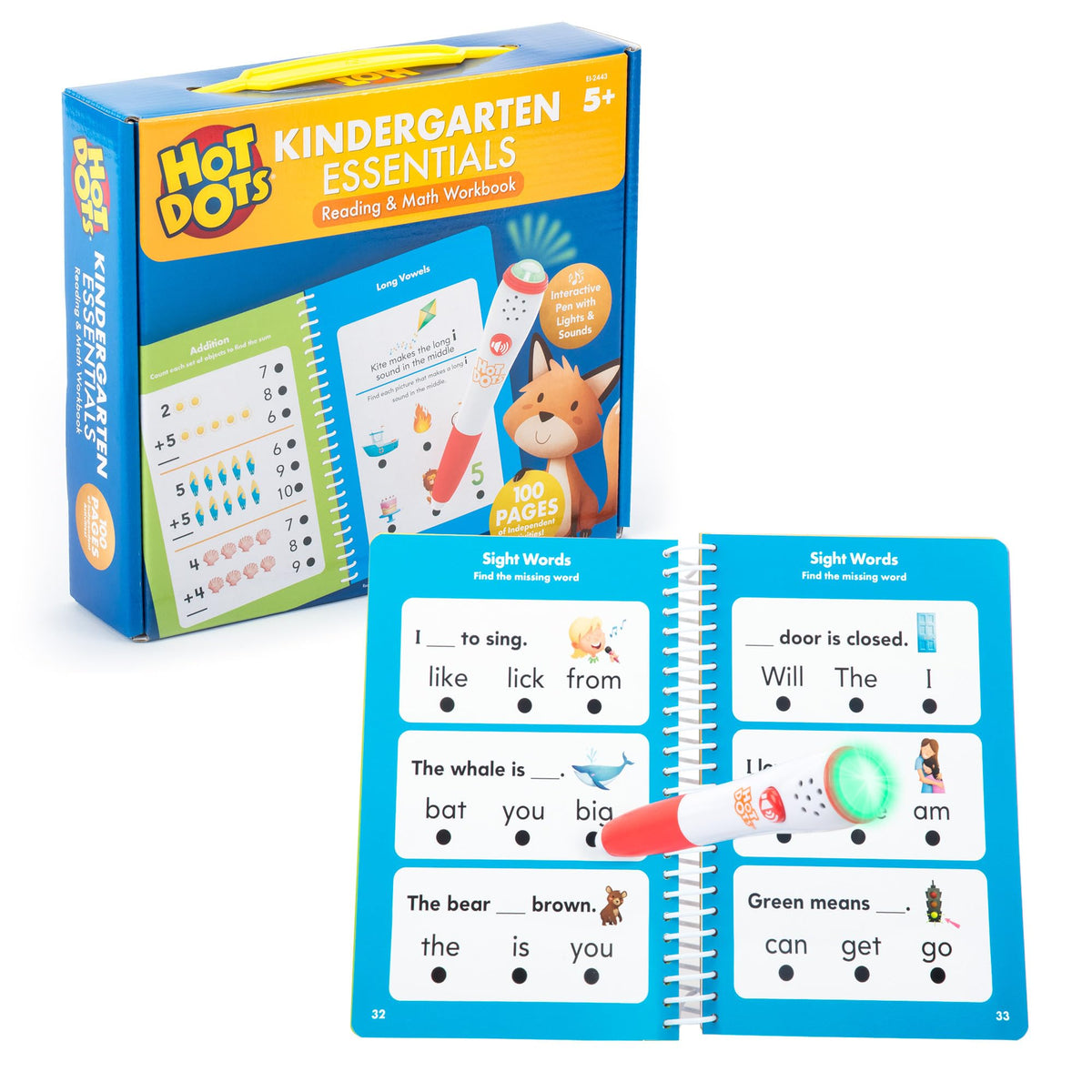 Educational Insights Hot Dots Pen in action with instant feedback for kids