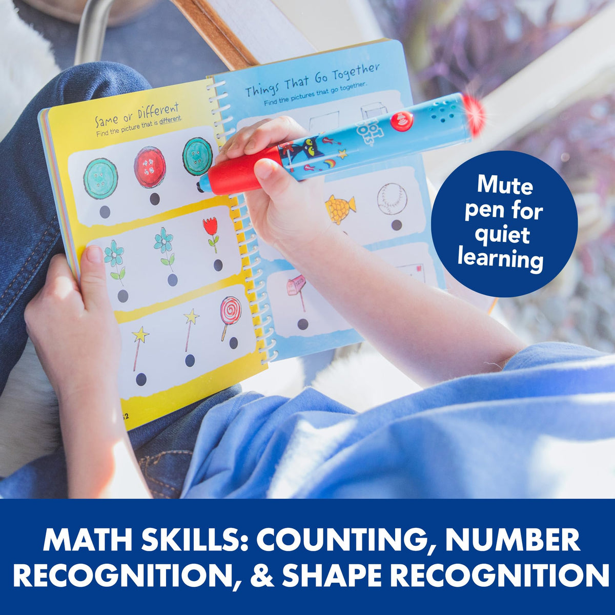 Counting, patterns, and sequencing activities build early math and literacy skills.