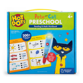 Educational Insights Hot Dots Pete the Cat interactive pen enables instant feedback for correct answers.