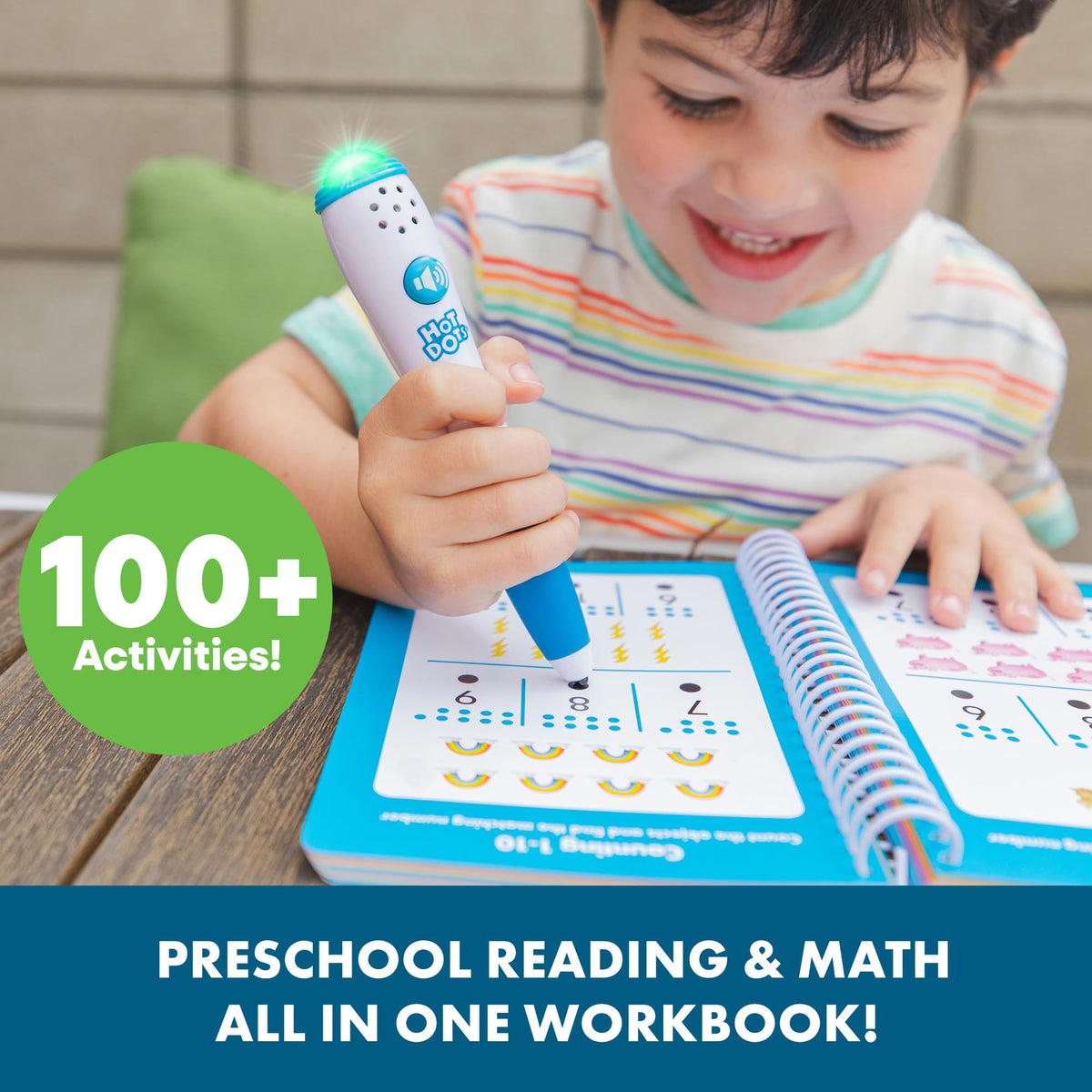 Educational Insights Hot Dots reading book cover invites early literacy exploration.