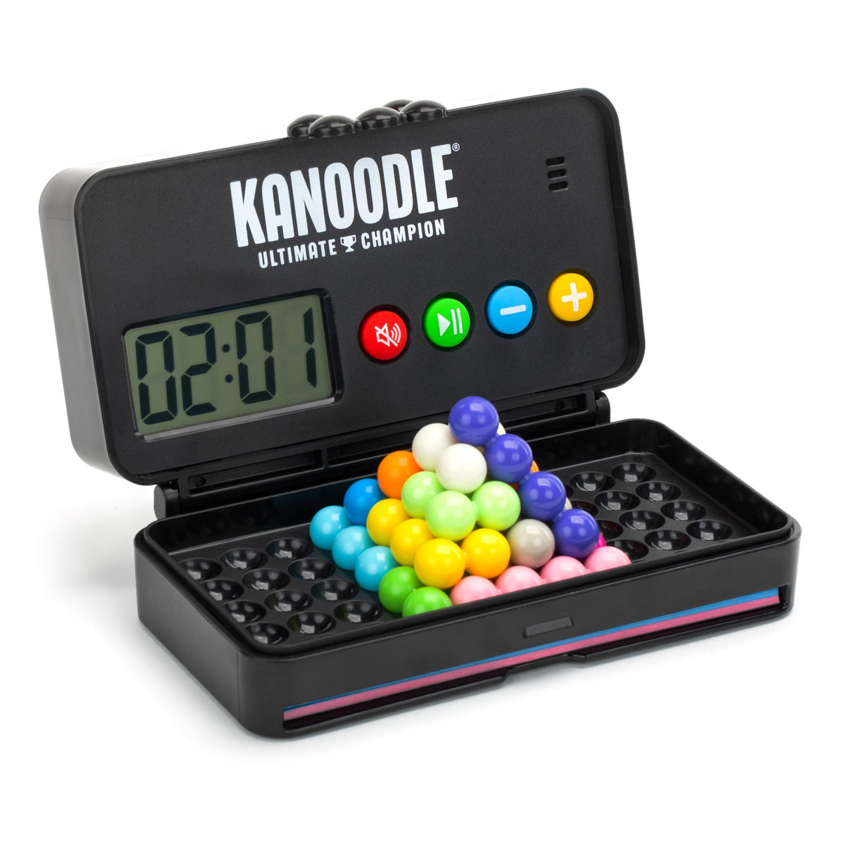 Educational Insights Kanoodle Ultimate Champion case-board, travel-ready design.