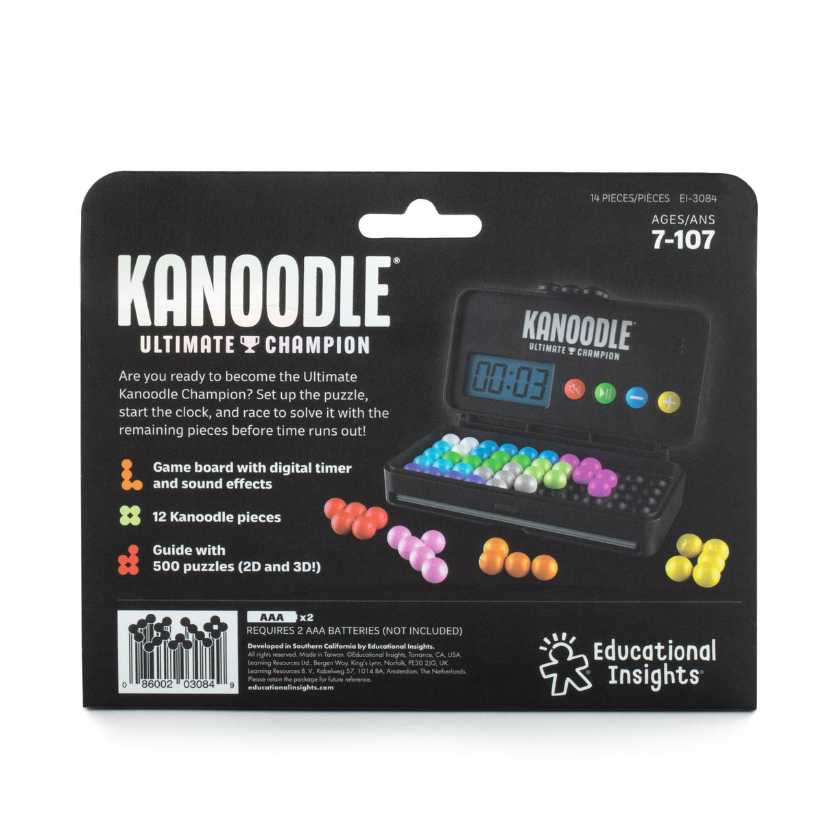 Educational Insights Kanoodle Ultimate Champion gift-ready puzzle set for all ages.