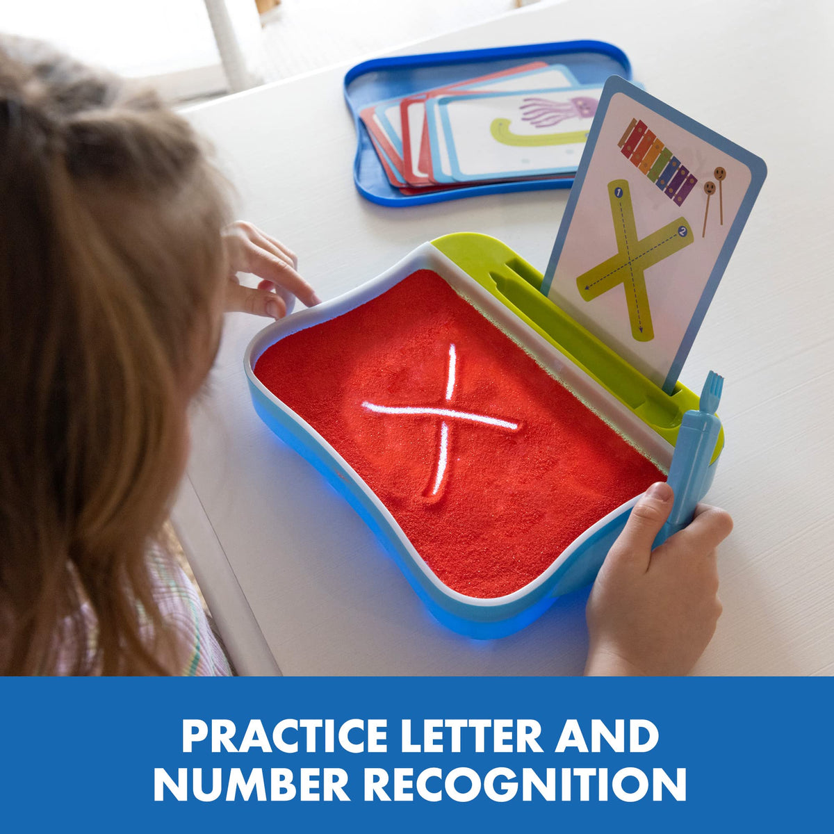 Educational Insights light-up tracing center cards with step-by-step arrows