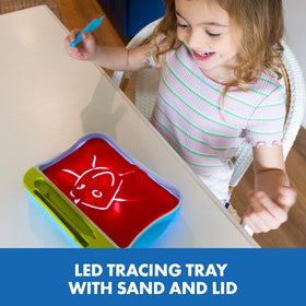 Educational Insights light-up tracing center sand surface for sensory writing