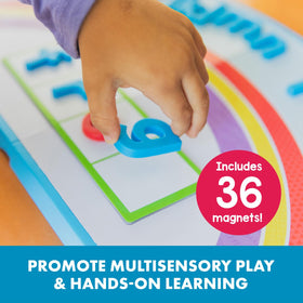 Educational Insights Magnetic alphabet strip for quick letter review and classroom display.