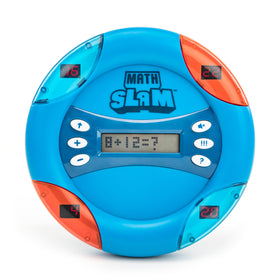 Educational Insights Math Slam handheld device for on-the-go math practice.