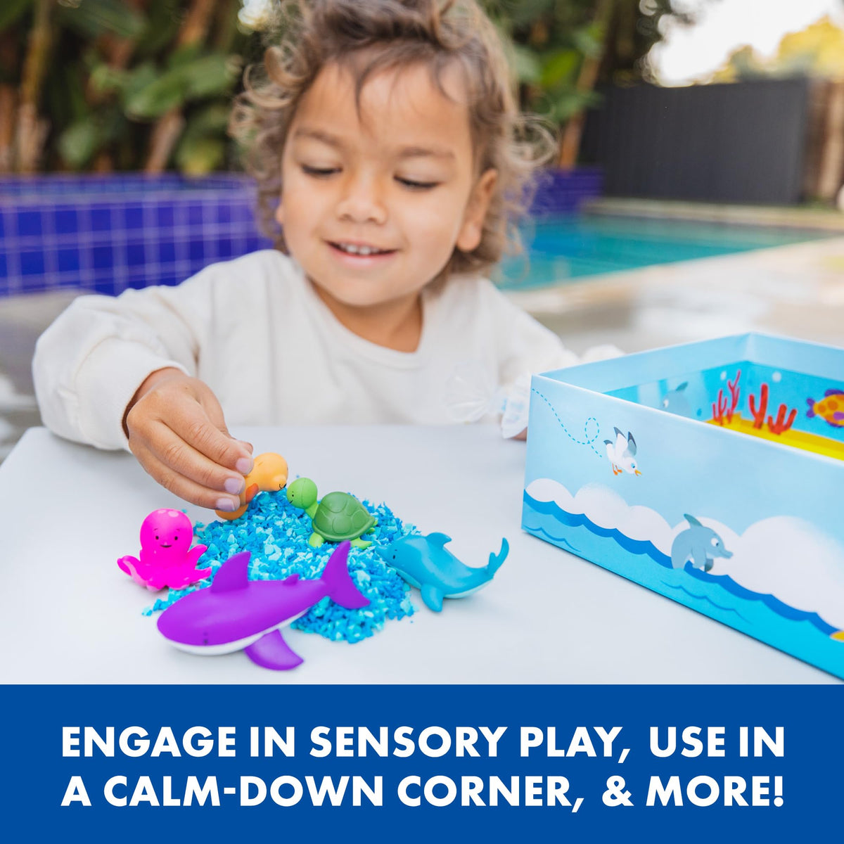 Educational Insights Ocean Animals Figures: includes dolphin, shark, seal, octopus, turtle for imaginative play.