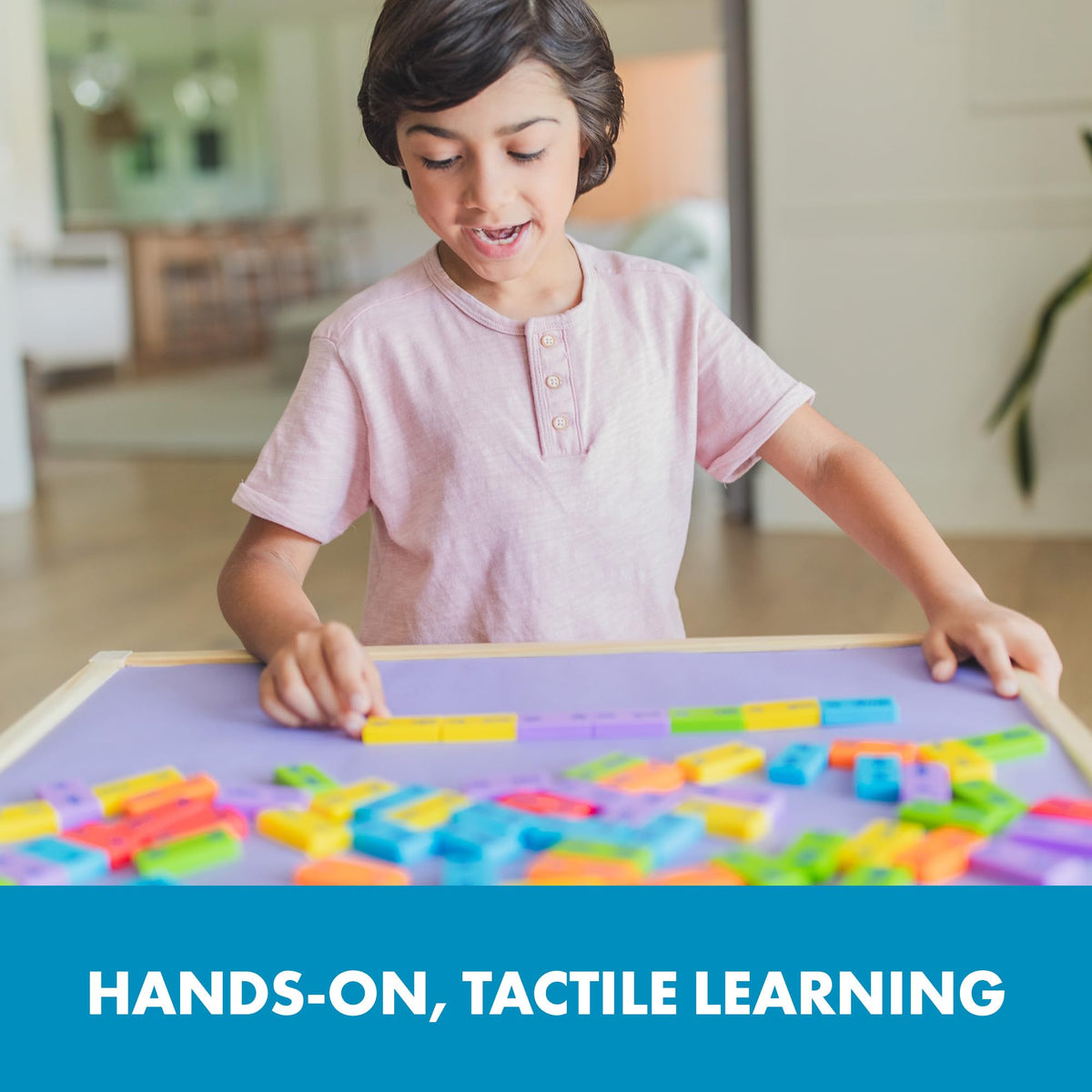 Educational Insights phonics dominoes tiles boost word formation and spelling skills.