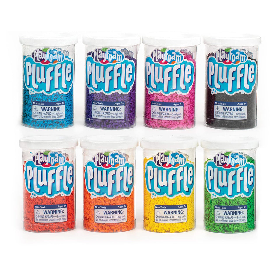 Educational Insights Pluffle Mini 8-Pack color mixing for mess-free sensory play.