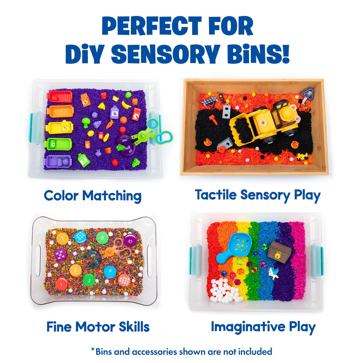 Educational Insights Pluffle Mini 8-Pack compact tubes ready for classroom activities.