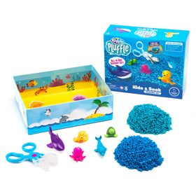 Educational Insights Pluffle Ocean Sensory Set: engaging tactile play with soft, never-drying Pluffle for preschool fine motor skills.