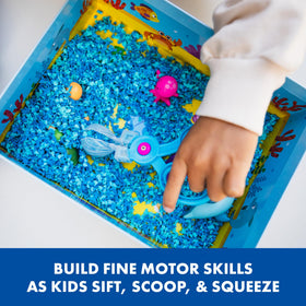 Educational Insights Pluffle Scoop Tools: scissor scoopers and roller support fine motor practice.