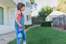 Educational Insights Rocknoculars sturdy carrying handle for park trips.