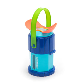 Educational Insights Rocknoculars storage compartment keeps specimens safe for later study.