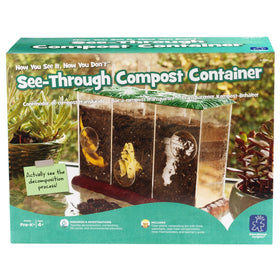 Educational Insights see-through compost container teacher's guide supports lesson ideas and timelines.