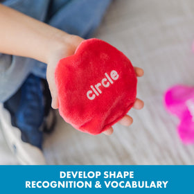 Educational Insights Shapes bean bags oval encourage sensory exploration and gripping practice