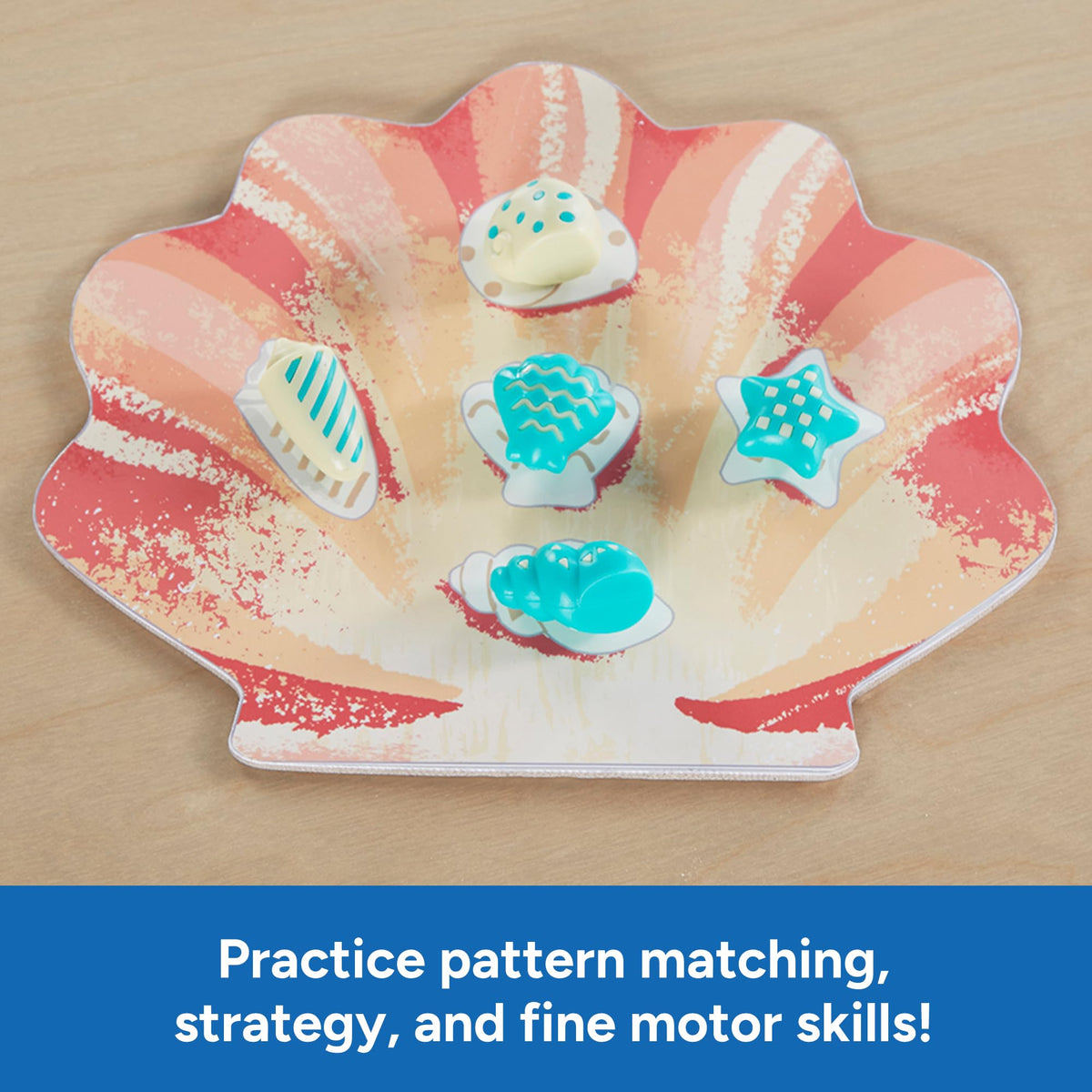 Educational Insights Game board doubles as storage for easy setup.