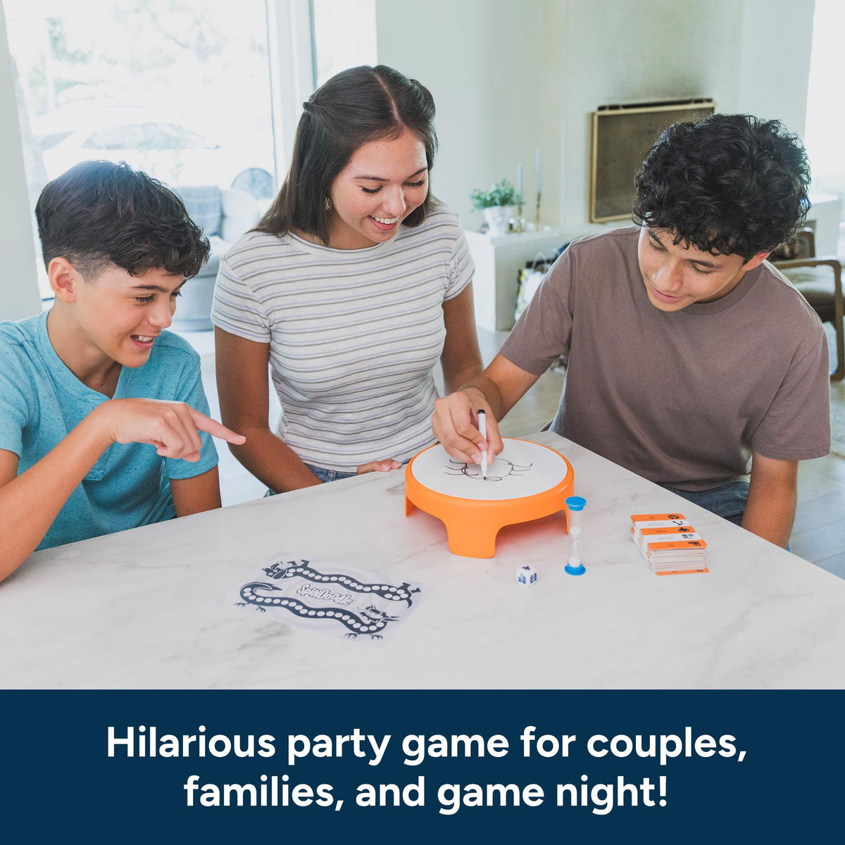Educational Insights Spindoodle 30-second timer adds suspense to rounds.
