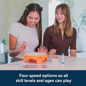 Educational Insights Spindoodle game die guides category changes for fun unpredictability.