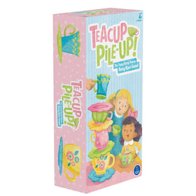 Educational Insights Teacup Pile-Up players racing to stack safely and accurately