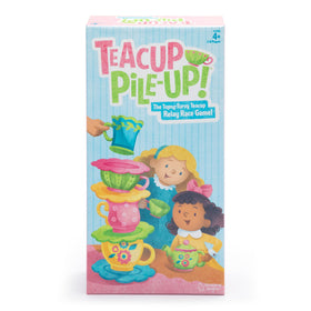 Educational Insights Teacup Pile-Up teacups on a saucer stack supporting patterning practice