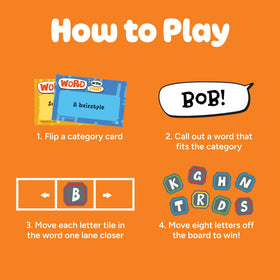 Educational Insights Word on the Street category cards spread for engaging vocabulary challenges.