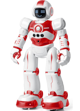 EduCuties robot toy with gesture control and LED eyes for interactive play.