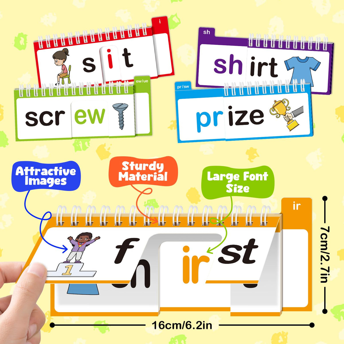 Edulok 40 flip books set showing structured phonics paths for young readers
