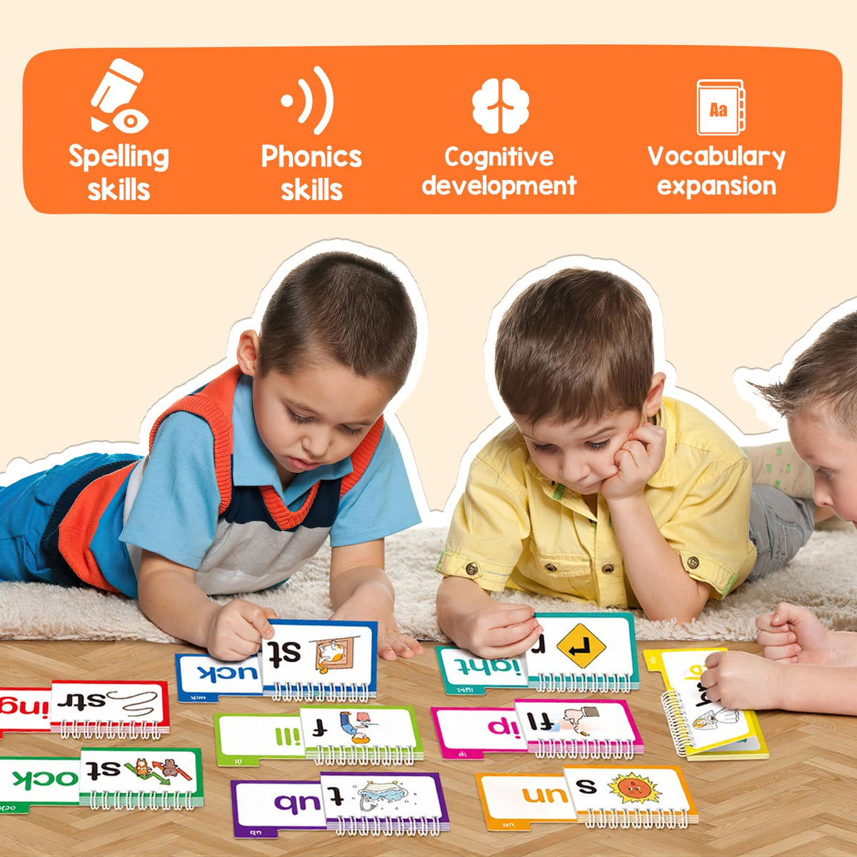 Edulok bright illustrations aid memory in word-family learning